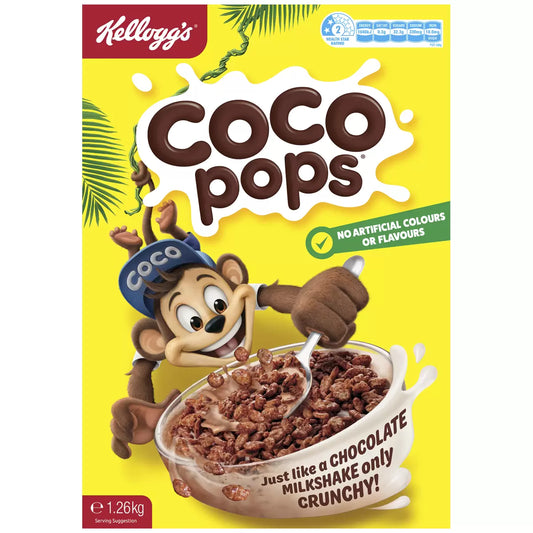 Kellog's Cocopops Breakfast Cereak 1.26KG