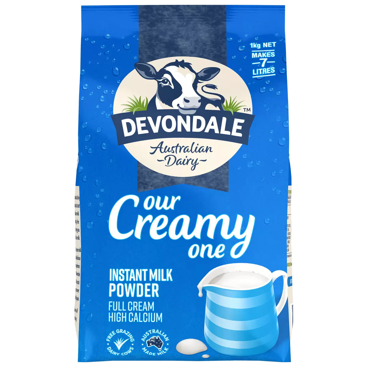 Devondale Full cream Milk 1KG Powder