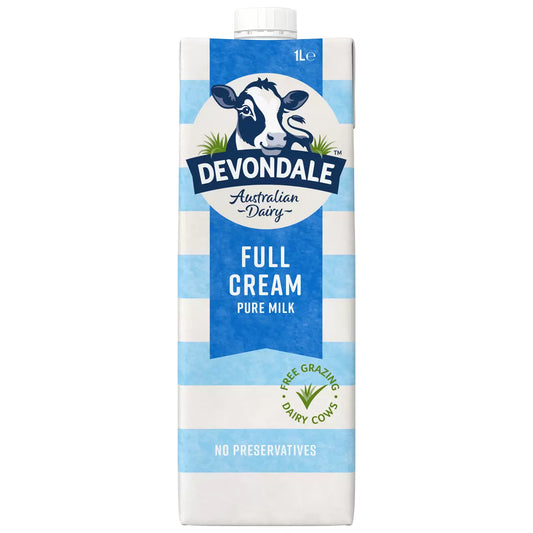 Devondale Full cream Milk 1L