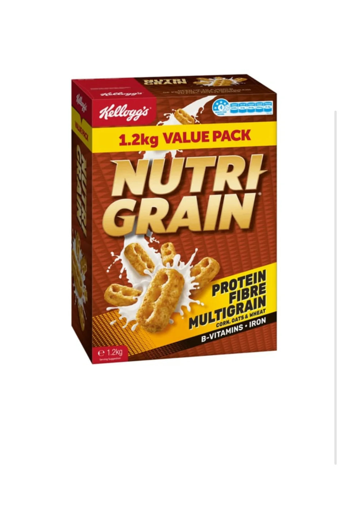 Kellog's Nutrigrain Breakfast Cereal 1.2KG