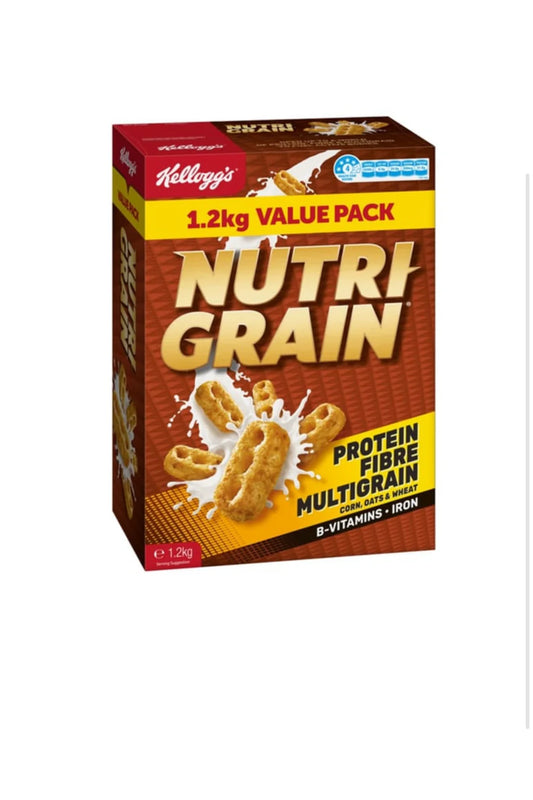 Kellog's Nutrigrain Breakfast Cereal 1.2KG
