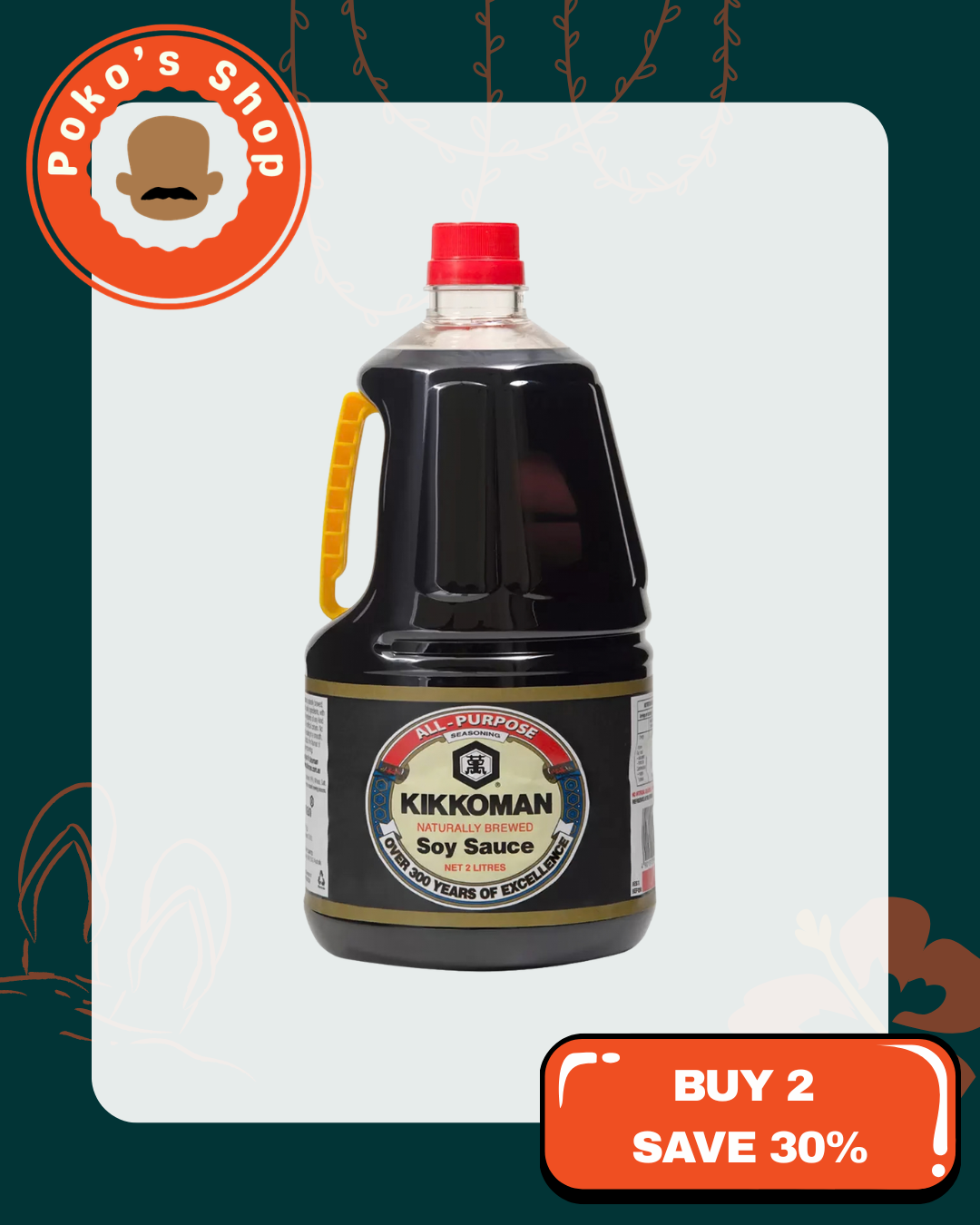 Kikkoman Soy Sauce 2L
