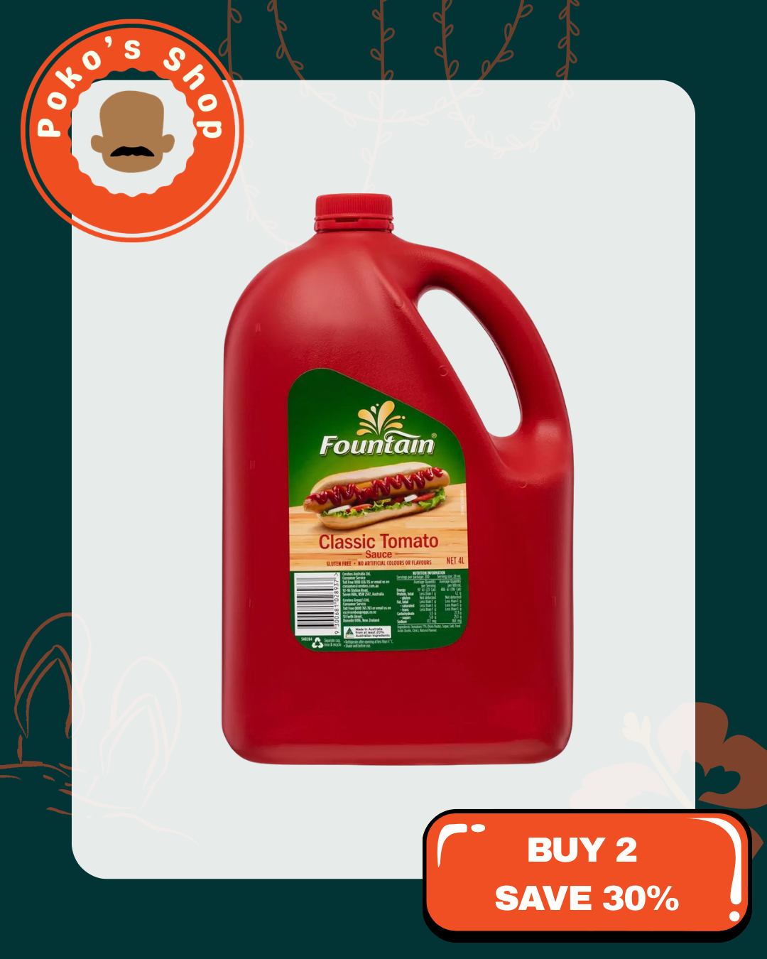 Tomato Fountain Sauce 3L